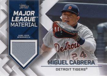 2022 Topps - Major League Material Relics (Series One) #MLM-MC Miguel Cabrera Front