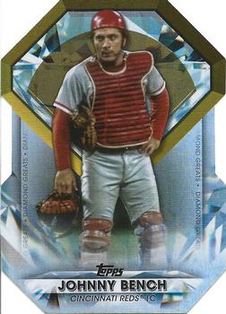 2022 Topps - Diamond Greats Die Cuts #DGDC-10 Johnny Bench Front