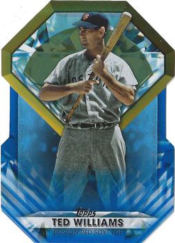 2022 Topps - Diamond Greats Die Cuts Blue #DGDC-6 Ted Williams Front