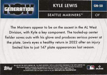 2022 Topps - Generation Now #GN-50 Kyle Lewis Back