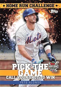 2022 Topps - Home Run Challenge Code Cards (Series One) #HRC-10 Pete Alonso Front