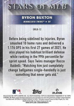 2022 Topps - Stars of MLB #SMLB-12 Byron Buxton Back