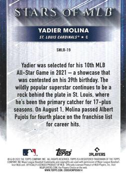 2022 Topps - Stars of MLB #SMLB-19 Yadier Molina Back