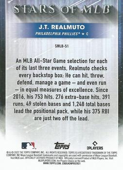 2022 Topps - Stars of MLB #SMLB-51 J.T. Realmuto Back