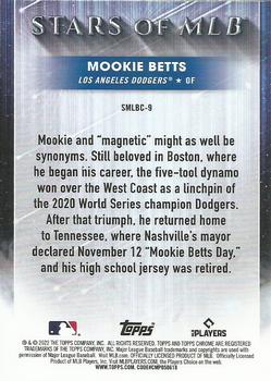 2022 Topps - Stars of MLB Chrome #SMLBC-9 Mookie Betts Back