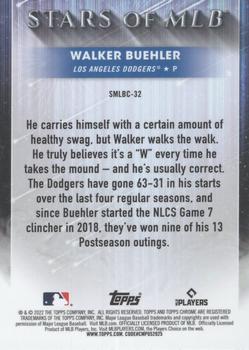 2022 Topps - Stars of MLB Chrome #SMLBC-32 Walker Buehler Back