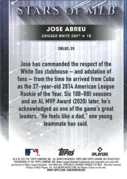 2022 Topps - Stars of MLB Chrome #SMLBC-39 Jose Abreu Back