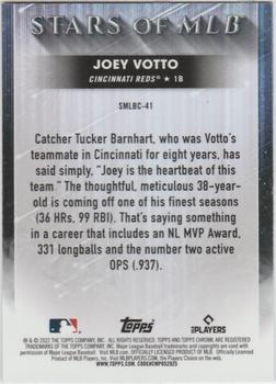 2022 Topps - Stars of MLB Chrome #SMLBC-41 Joey Votto Back