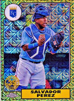 2022 Topps - 1987 Topps Baseball 35th Anniversary Chrome Silver Pack (Series One) #T87C-8 Salvador Perez Front