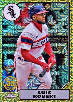 2022 Topps - 1987 Topps Baseball 35th Anniversary Chrome Silver Pack (Series One) #T87C-9 Luis Robert Front