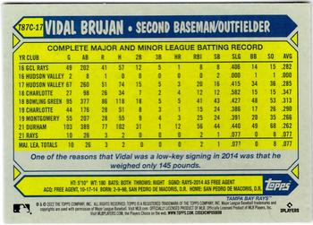 2022 Topps - 1987 Topps Baseball 35th Anniversary Chrome Silver Pack (Series One) #T87C-17 Vidal Brujan Back