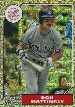 2022 Topps - 1987 Topps Baseball 35th Anniversary Chrome Silver Pack (Series One) #T87C-32 Don Mattingly Front