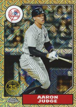 2022 Topps - 1987 Topps Baseball 35th Anniversary Chrome Silver Pack (Series One) #T87C-37 Aaron Judge Front