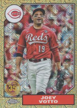 2022 Topps - 1987 Topps Baseball 35th Anniversary Chrome Silver Pack (Series One) #T87C-57 Joey Votto Front