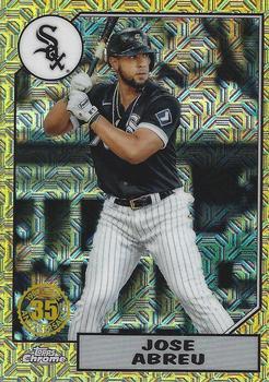 2022 Topps - 1987 Topps Baseball 35th Anniversary Chrome Silver Pack (Series One) #T87C-89 Jose Abreu Front