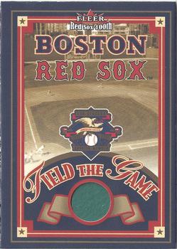 2001 Fleer Boston Red Sox 100th Anniversary - Field the Game Exchange #NNO Field the Game Front