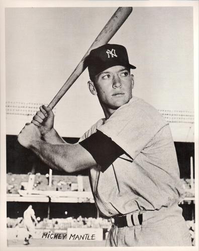 1953 New York Yankees Action Photos #NNO Mickey Mantle Front