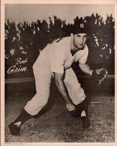 1955 New York Yankees Action Photos #NNO Bob Grim Front