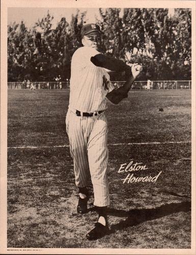 1955 New York Yankees Action Photos #NNO Elston Howard Front