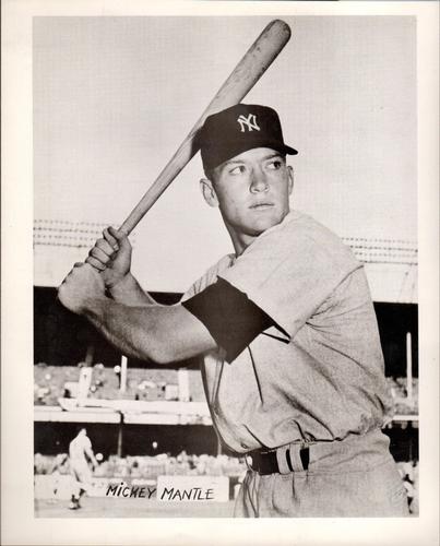1957 New York Yankees Action Photos  #NNO Mickey Mantle Front