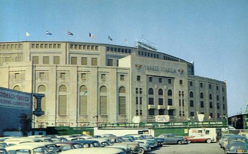 1953-55 Dormand Postcards #NNO Yankee Stadium Front