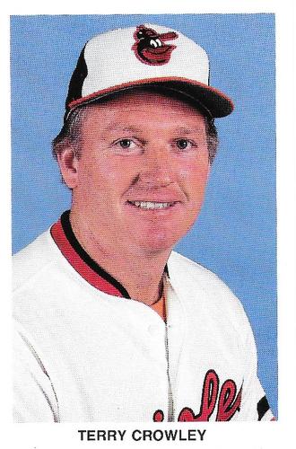 1985 Baltimore Orioles Postcards #NNO Terry Crowley Front