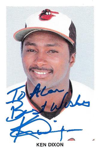 1985 Baltimore Orioles Postcards #NNO Ken Dixon Front