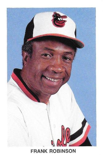 1985 Baltimore Orioles Postcards #NNO Frank Robinson Front
