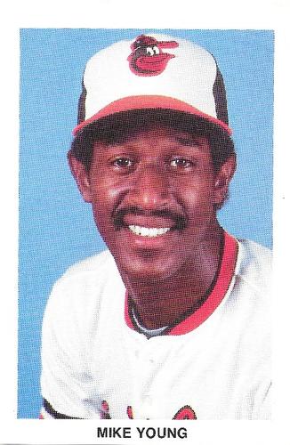 1985 Baltimore Orioles Postcards #NNO Mike Young Front