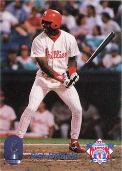 1995 Reading Phillies Eastern League Champions #NNO Rick Holifield Front
