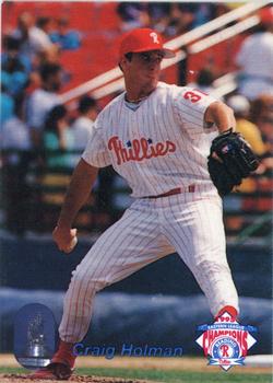 1995 Reading Phillies Eastern League Champions #NNO Craig Holman Front