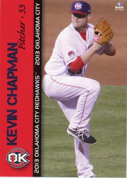 2013 Brandt Oklahoma City RedHawks #2 Kevin Chapman Front