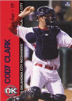 2013 Brandt Oklahoma City RedHawks #4 Cody Clark Front