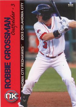 2013 Brandt Oklahoma City RedHawks #9 Robbie Grossman Front