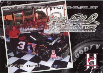 2012 MultiAd Hickory Crawdads #36 Dale Earnhardt Chevrolet Winning Team Front