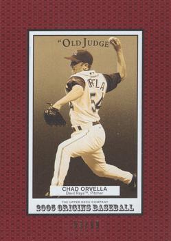 2005 Upper Deck Update - 2005 UD Origins Update Old Judge Red #210 Chad Orvella Front