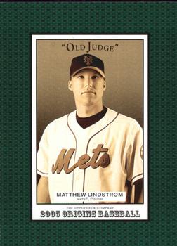 2005 Upper Deck Update - 2005 UD Origins Update Old Judge #253 Matt Lindstrom Front