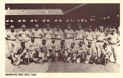 1991 R.D. Retort Enterprises Negro League Legends, Series 1 #90 Memphis Red Sox 1946 Front