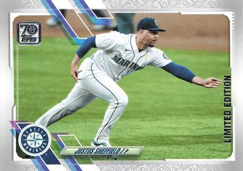 2021 Topps - 70th Anniversary Celebration #6 Justus Sheffield Front
