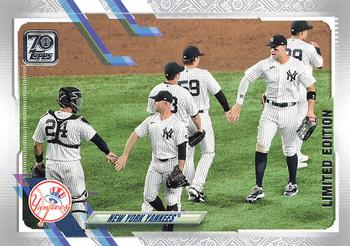 2021 Topps - 70th Anniversary Celebration #39 New York Yankees Front