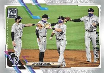 2021 Topps - 70th Anniversary Celebration #73 Colorado Rockies Front