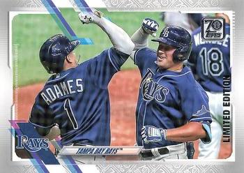 2021 Topps - 70th Anniversary Celebration #222 Tampa Bay Rays Front