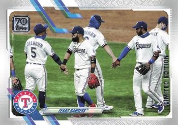 2021 Topps - 70th Anniversary Celebration #283 Texas Rangers Front