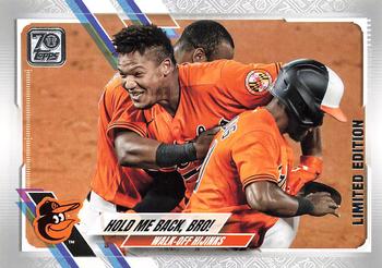 2021 Topps - 70th Anniversary Celebration #578 Hold Me Back, Bro! Front