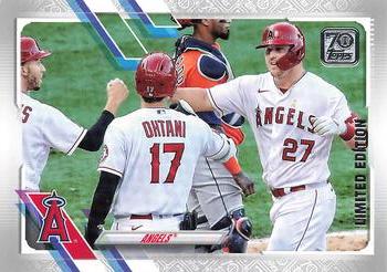2021 Topps - 70th Anniversary Celebration #621 Los Angeles Angels Front