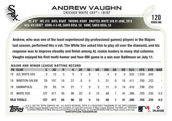 2022 Topps 1st Edition #120 Andrew Vaughn Back