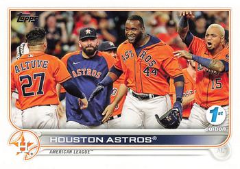 2022 Topps 1st Edition #136 Houston Astros Front