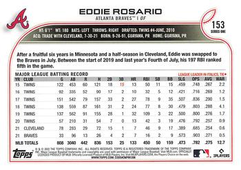 2022 Topps 1st Edition #153 Eddie Rosario Back
