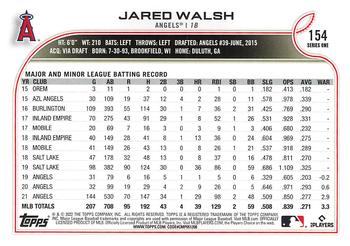 2022 Topps 1st Edition #154 Jared Walsh Back