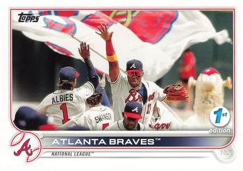 2022 Topps 1st Edition #164 Atlanta Braves Front